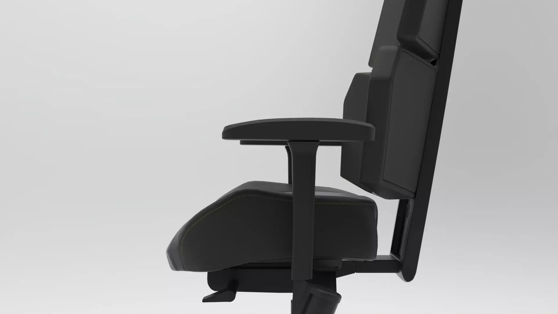 gaming chair 002 Low-poly 3D model_7
