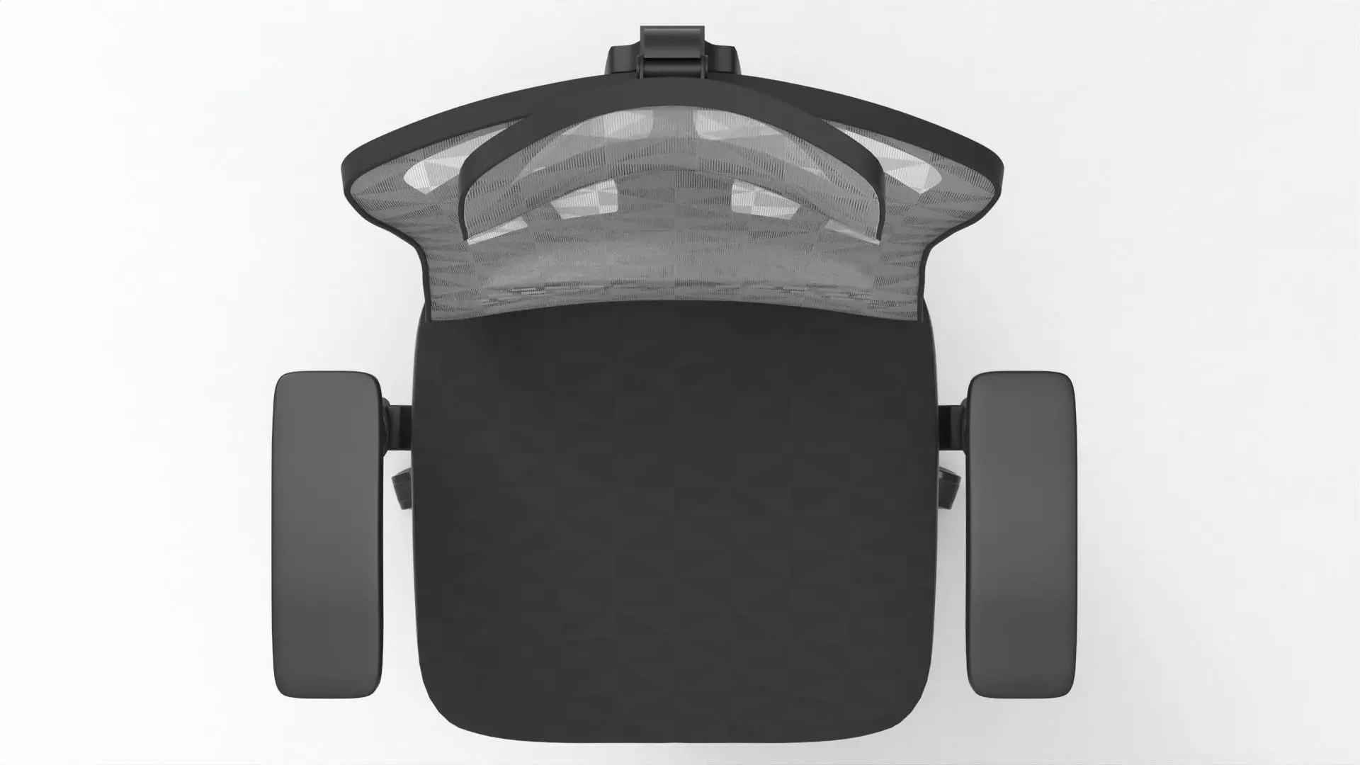 gaming chair Low-poly 3D model_8