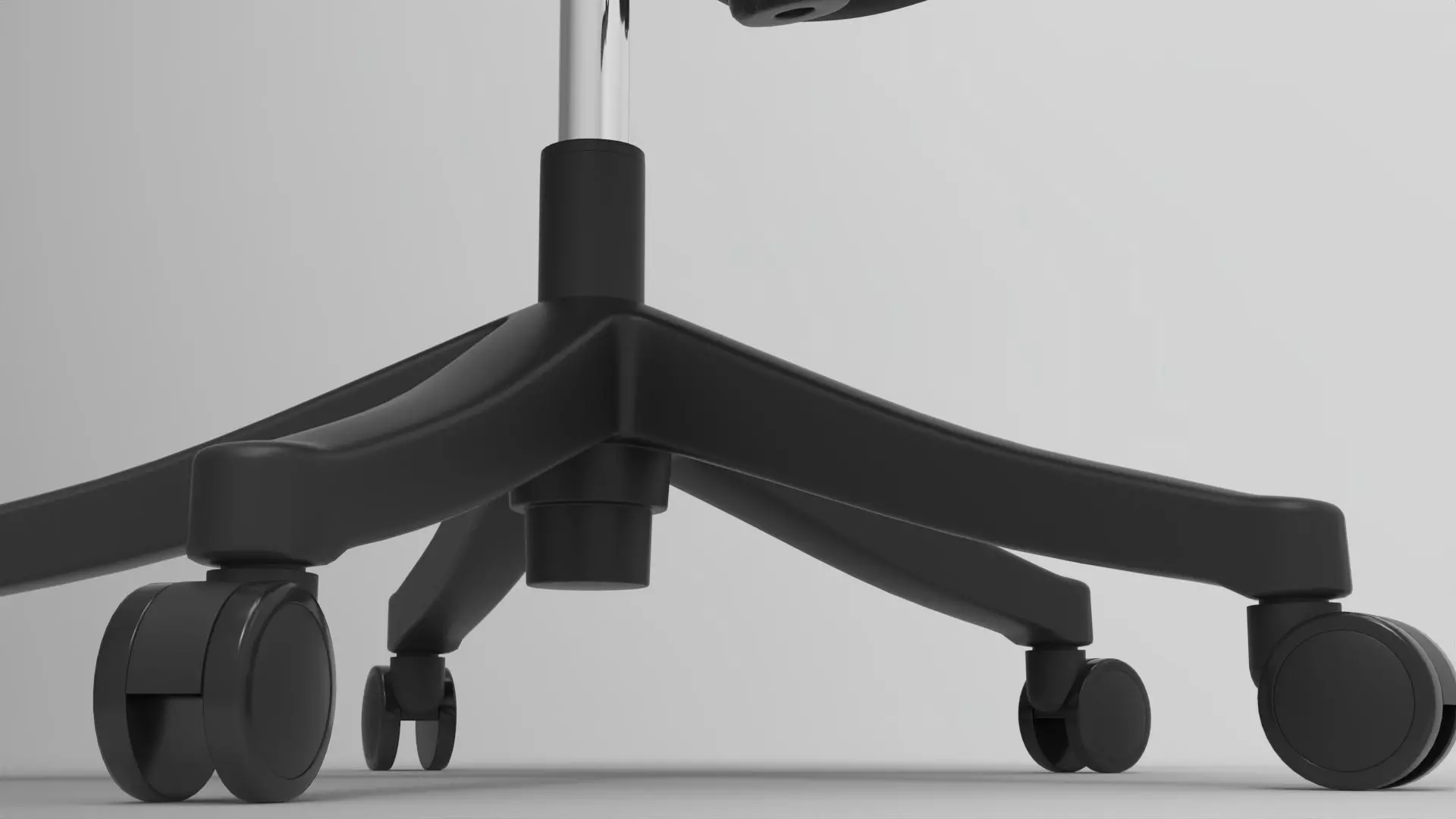 gaming chair Low-poly 3D model_2