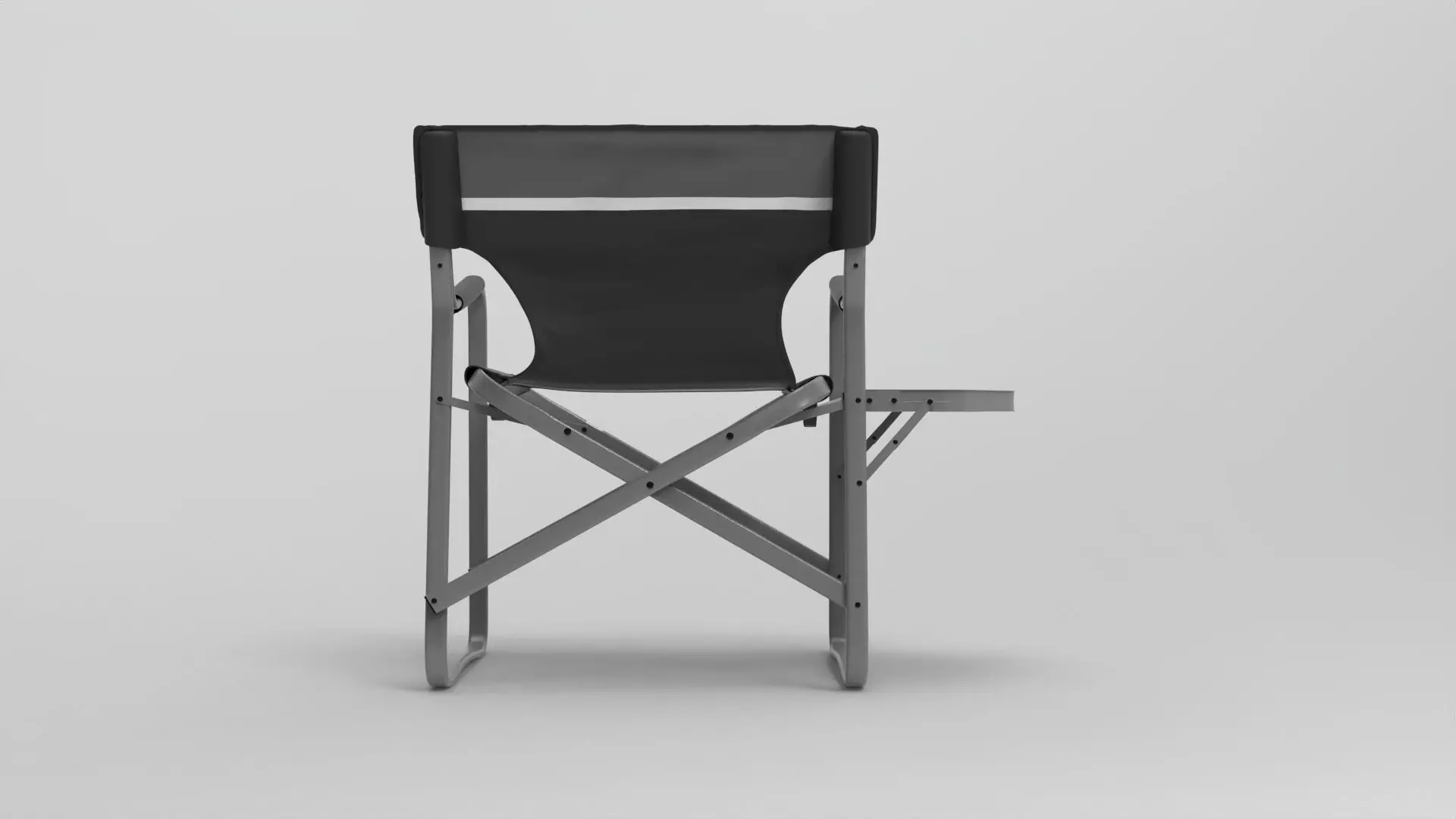 Directors Chair Low-poly 3D model_4