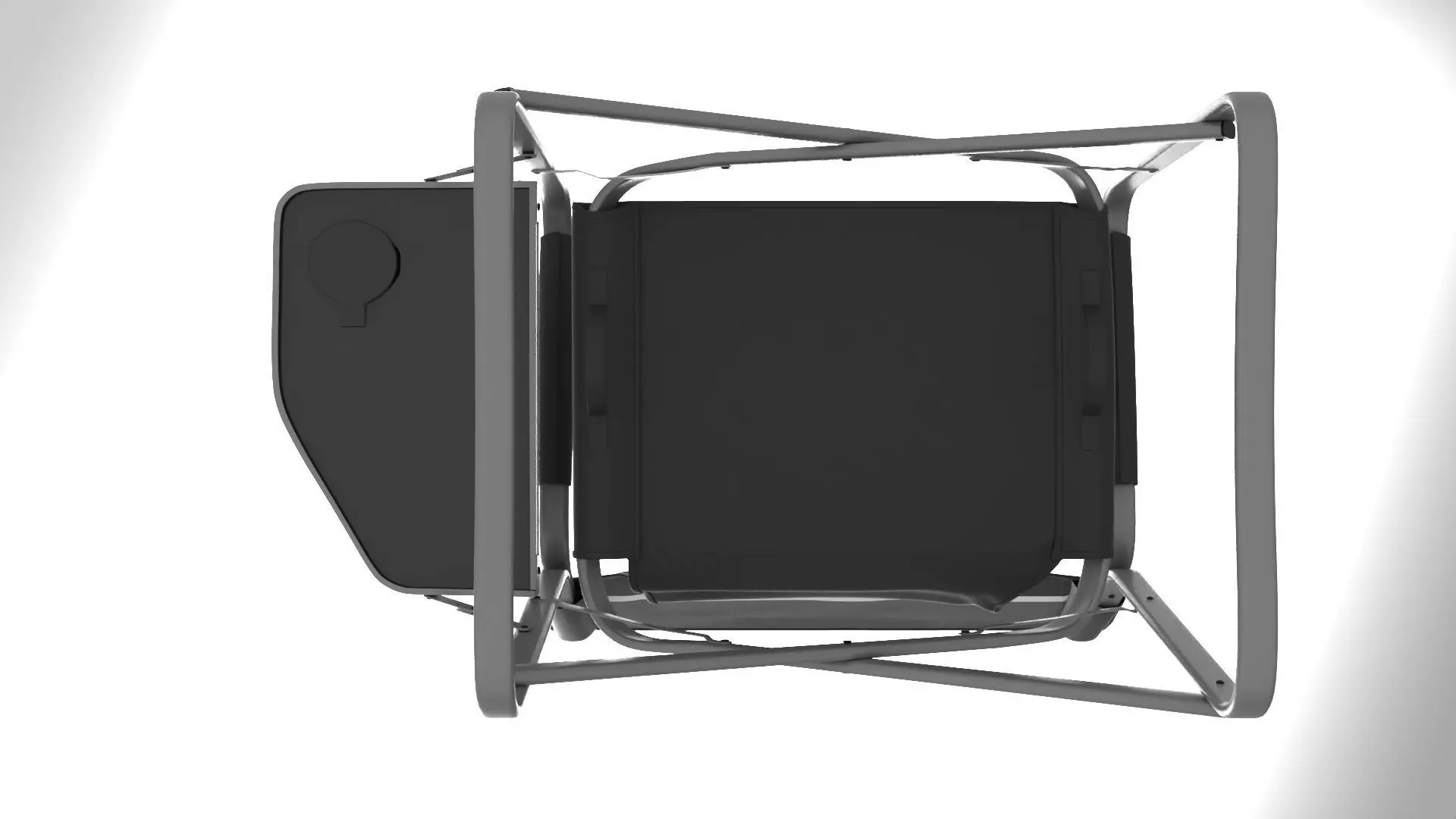 Directors Chair Low-poly 3D model_8