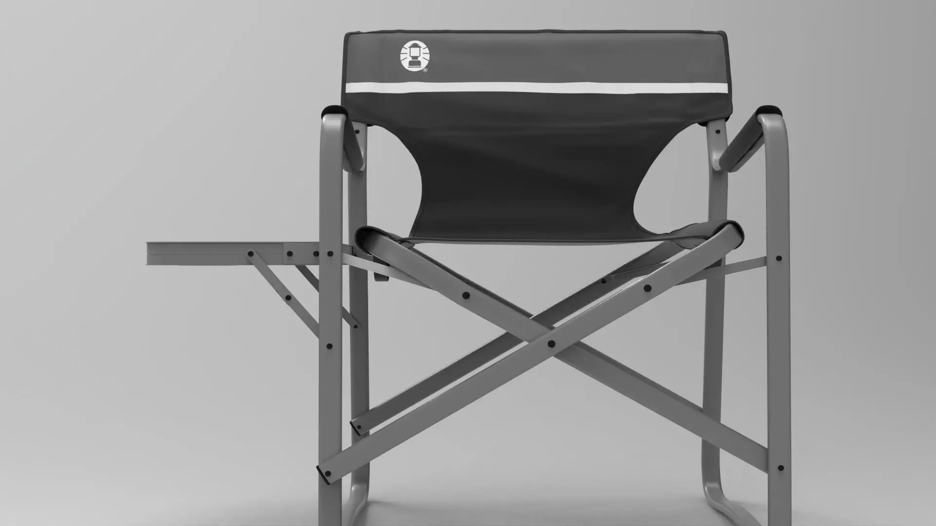 Directors Chair Low-poly 3D model_3