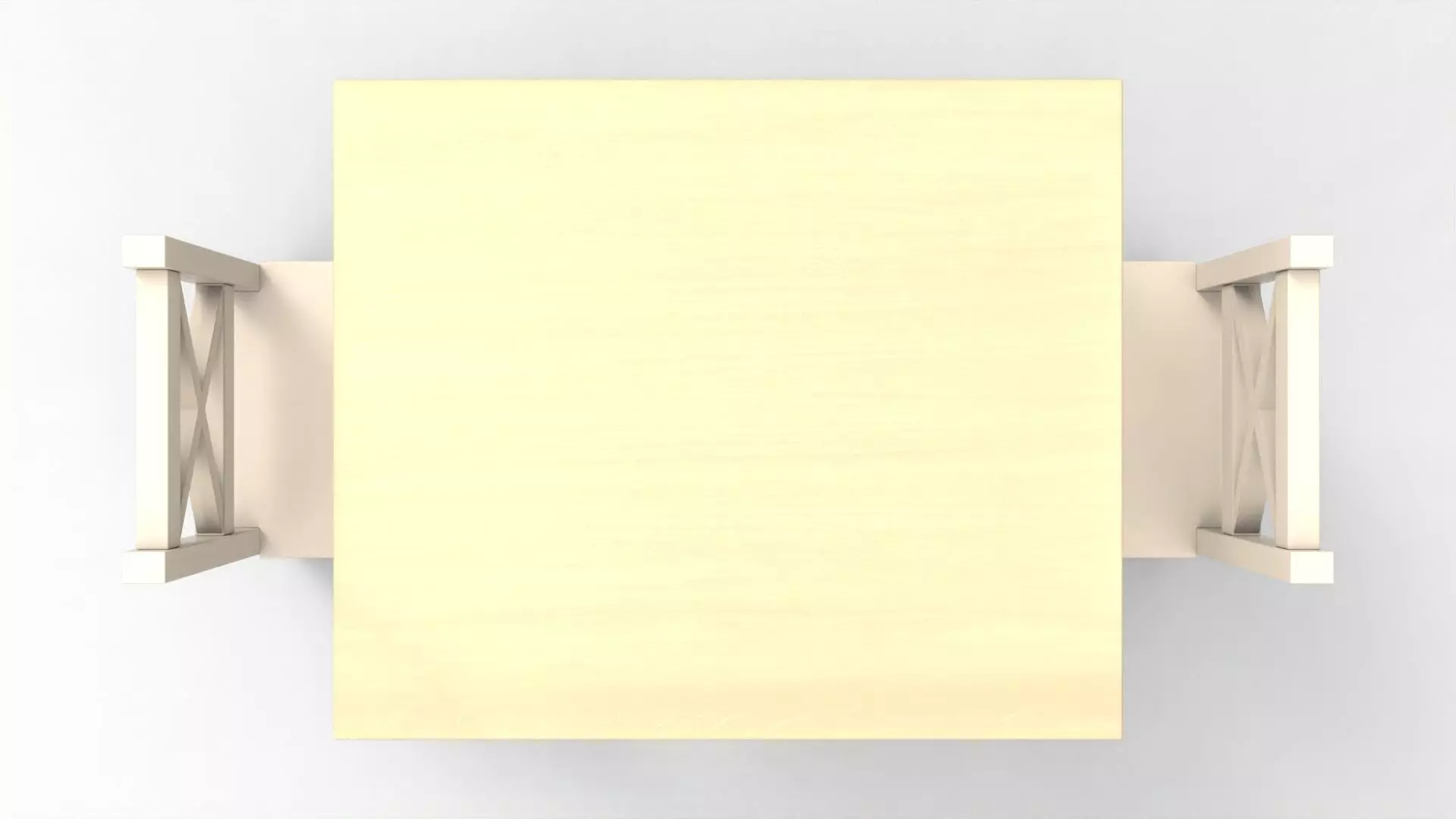 coffee table and chair Low-poly 3D model_16