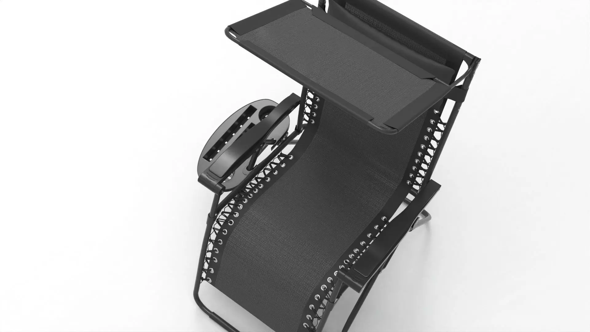 Camping Folding Chair004 Low-poly 3D model_9