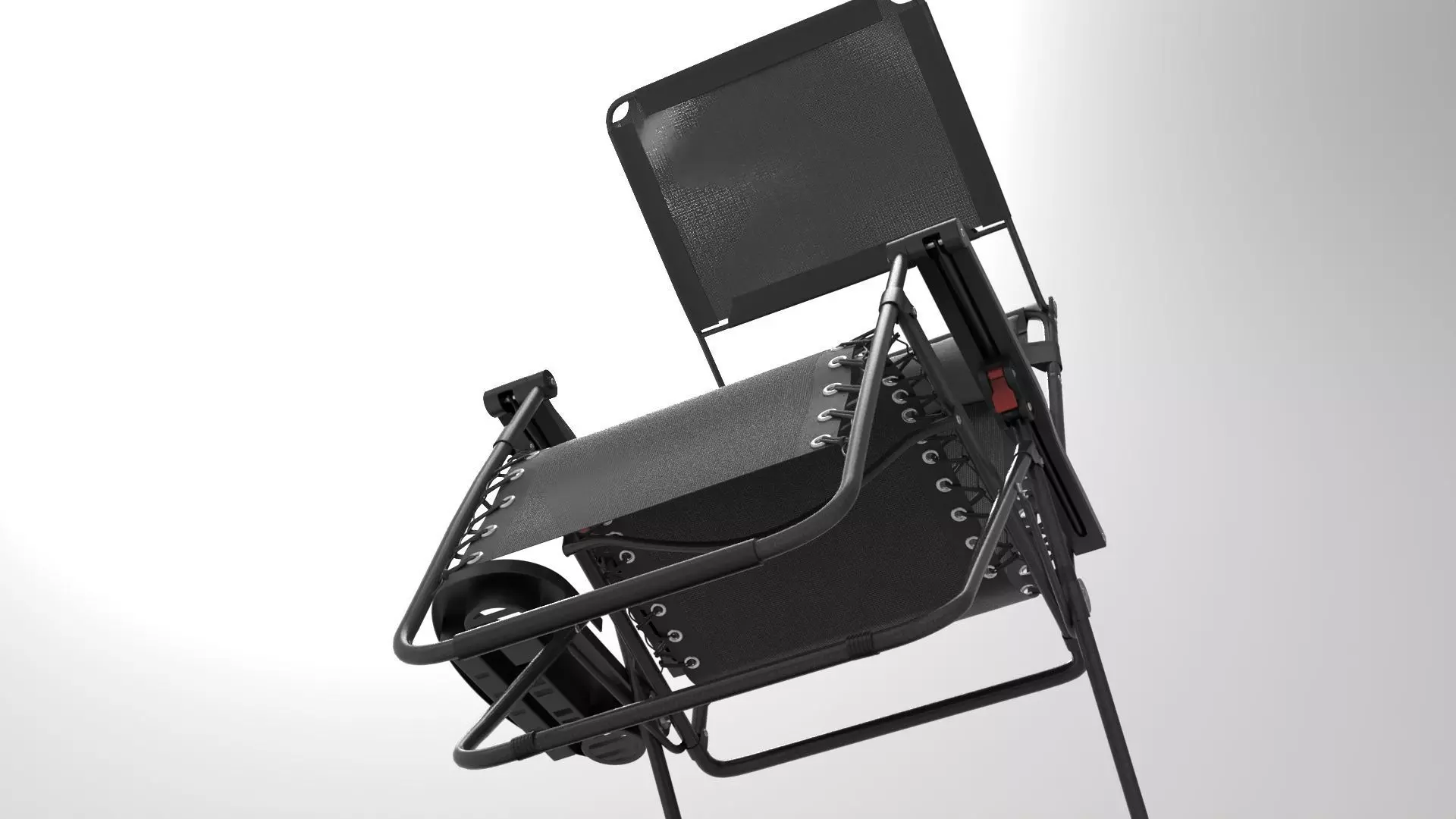 Camping Folding Chair004 Low-poly 3D model_11