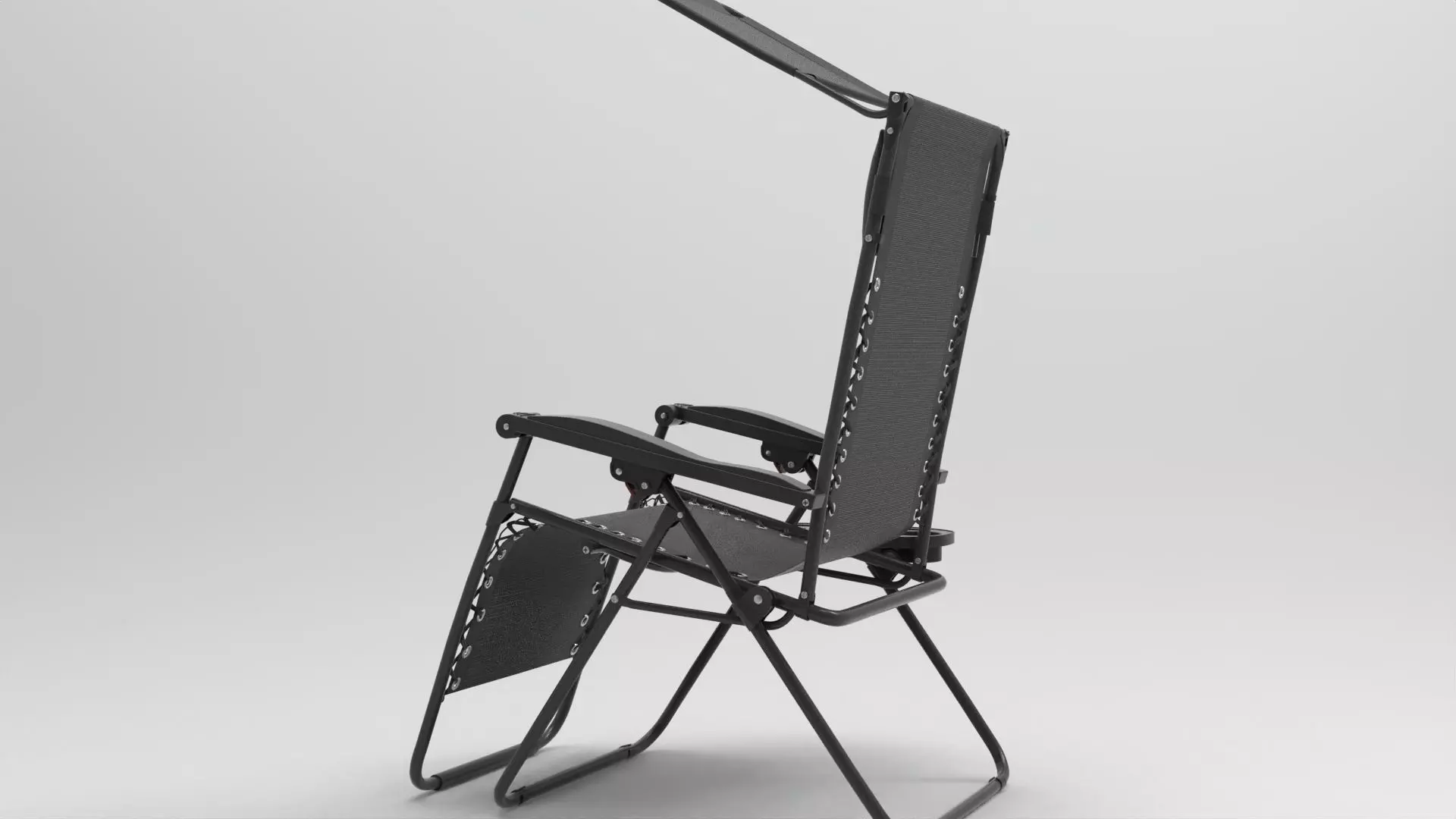 Camping Folding Chair004 Low-poly 3D model_8