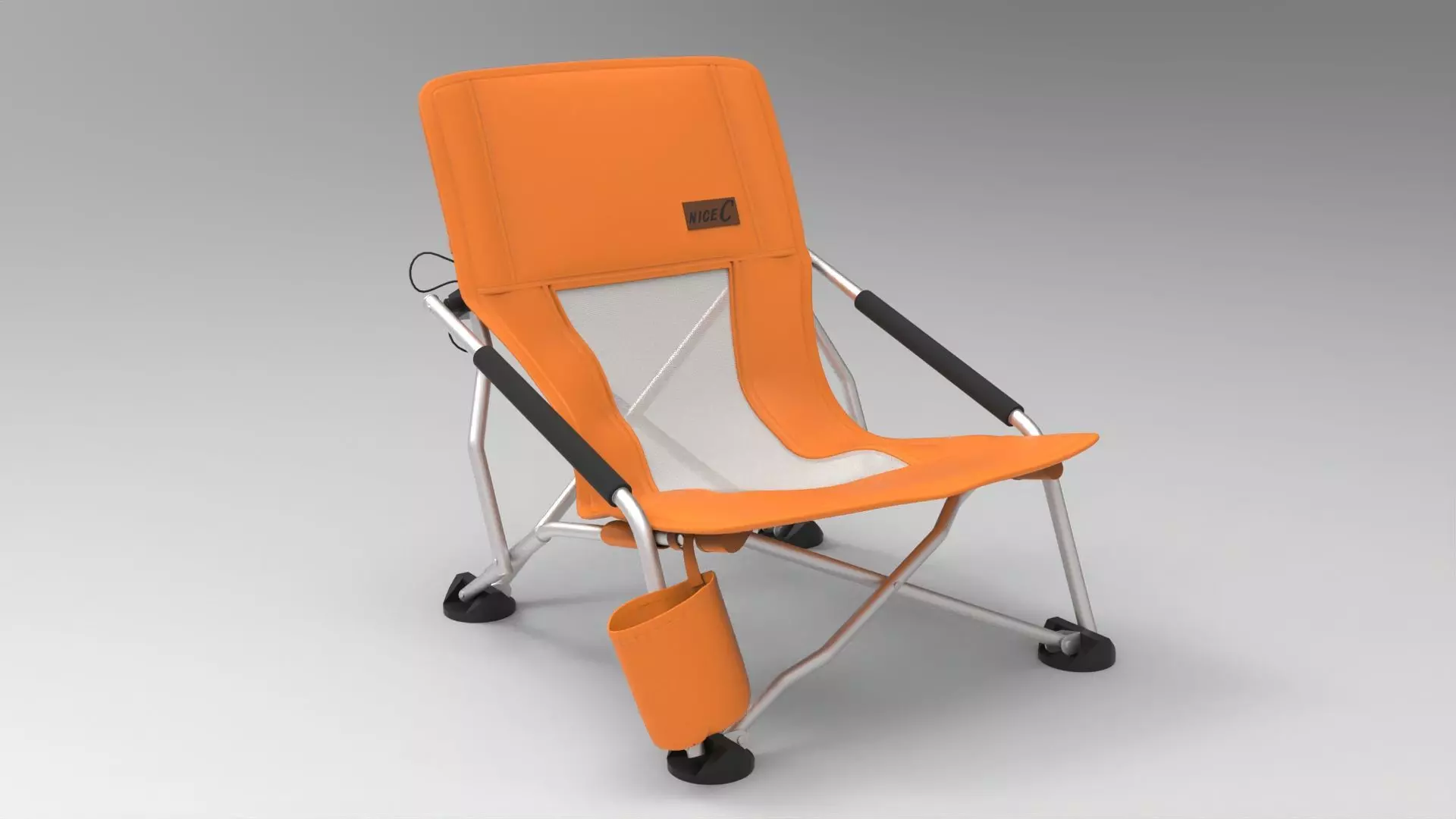 Camping Folding Chair Free low-poly 3D model