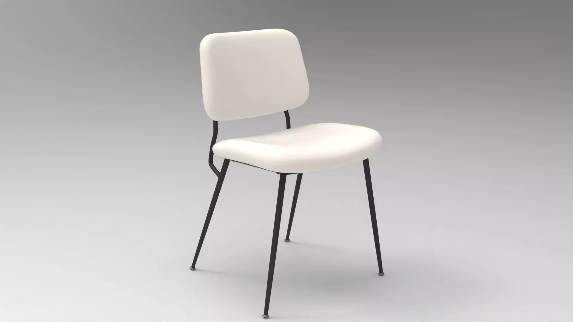 armchair068 Low-poly 3D model_2