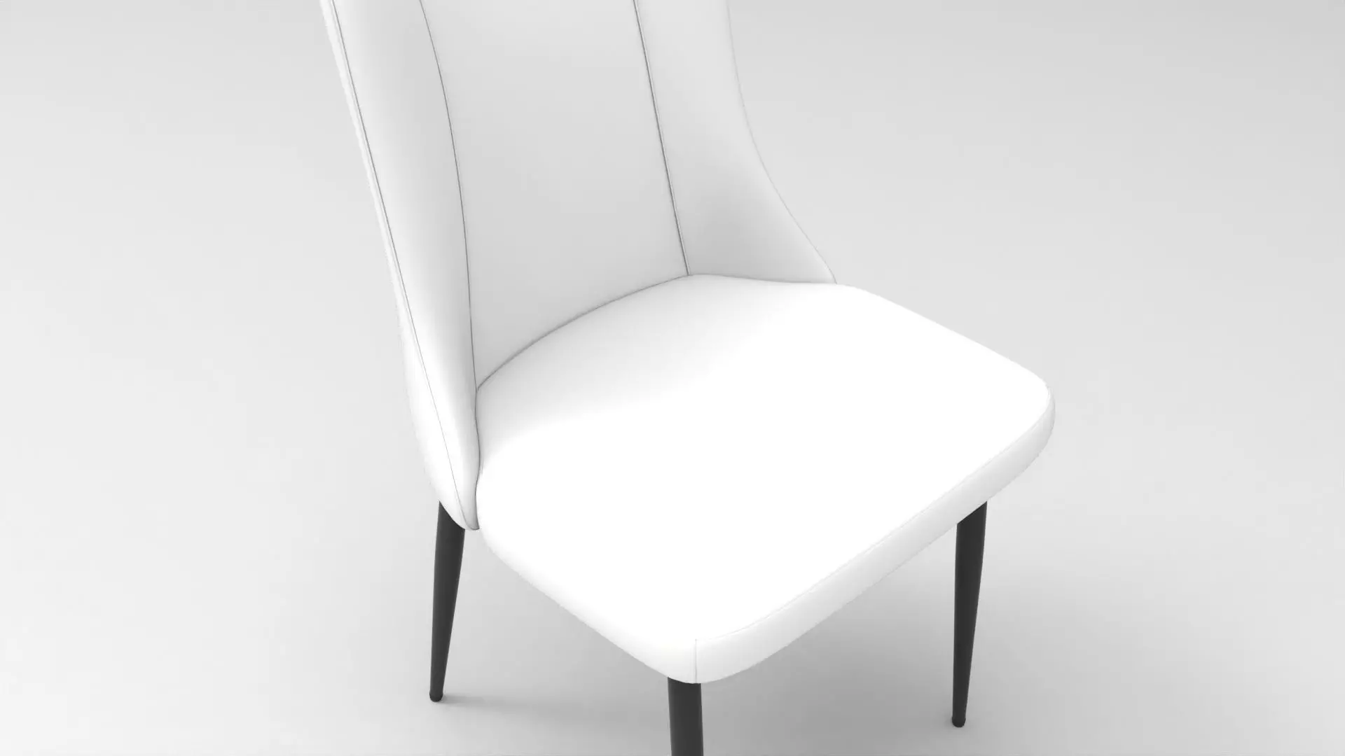 armchair017 Low-poly 3D model_4