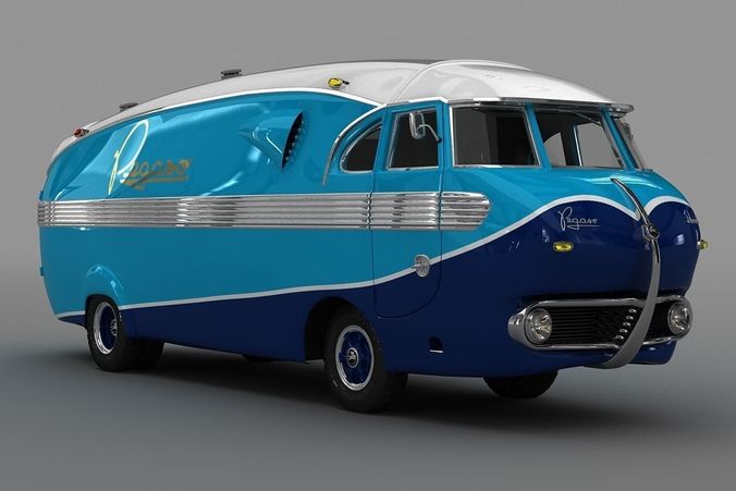 Pegaso Bacalao Race Transporter 3D model