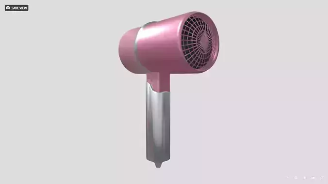 Modern Futuristic Hair Dryer