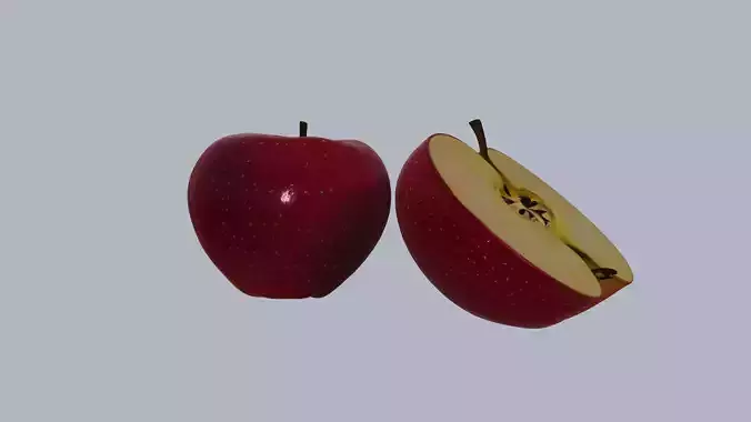 Apple 3D Model Low-poly 3D model Apple 3D Model Low-poly 3D model