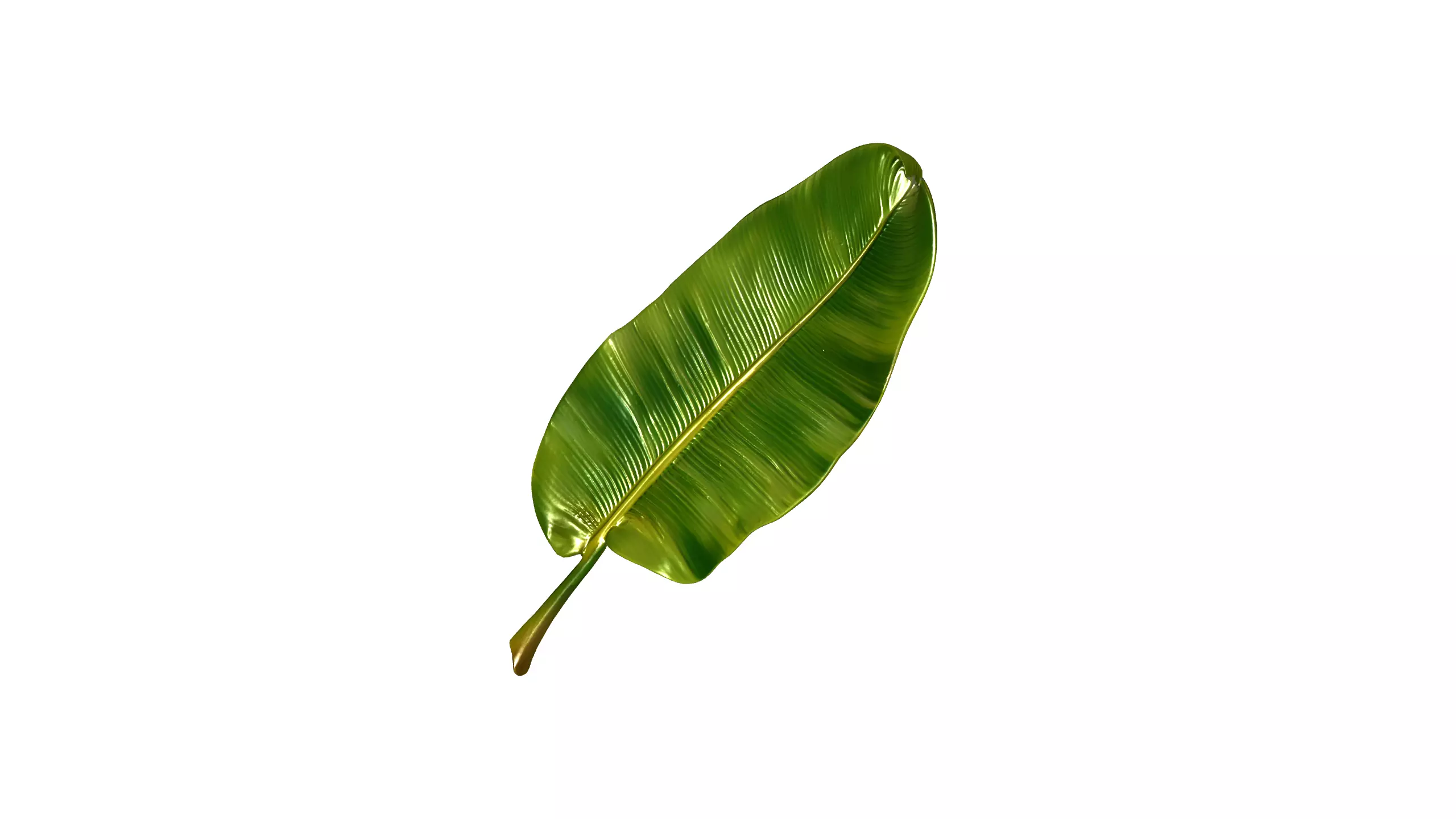 Banana Leaf 3D Model Low-poly 3D model_3