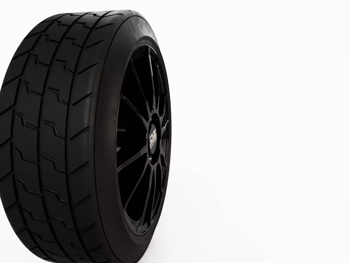 OZ Racing Ultraleggera Wheel Rim with Tire - Resin 3D Print 3D print model_4