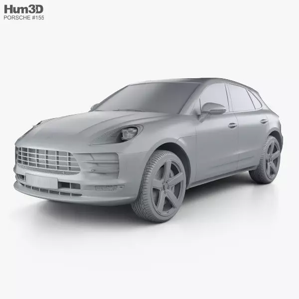 Porsche Macan Turbo 2015 3D model 3D model_5