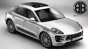 Porsche Macan Turbo 2015 3D model 3D model Porsche Macan Turbo 2015 3D model 3D model