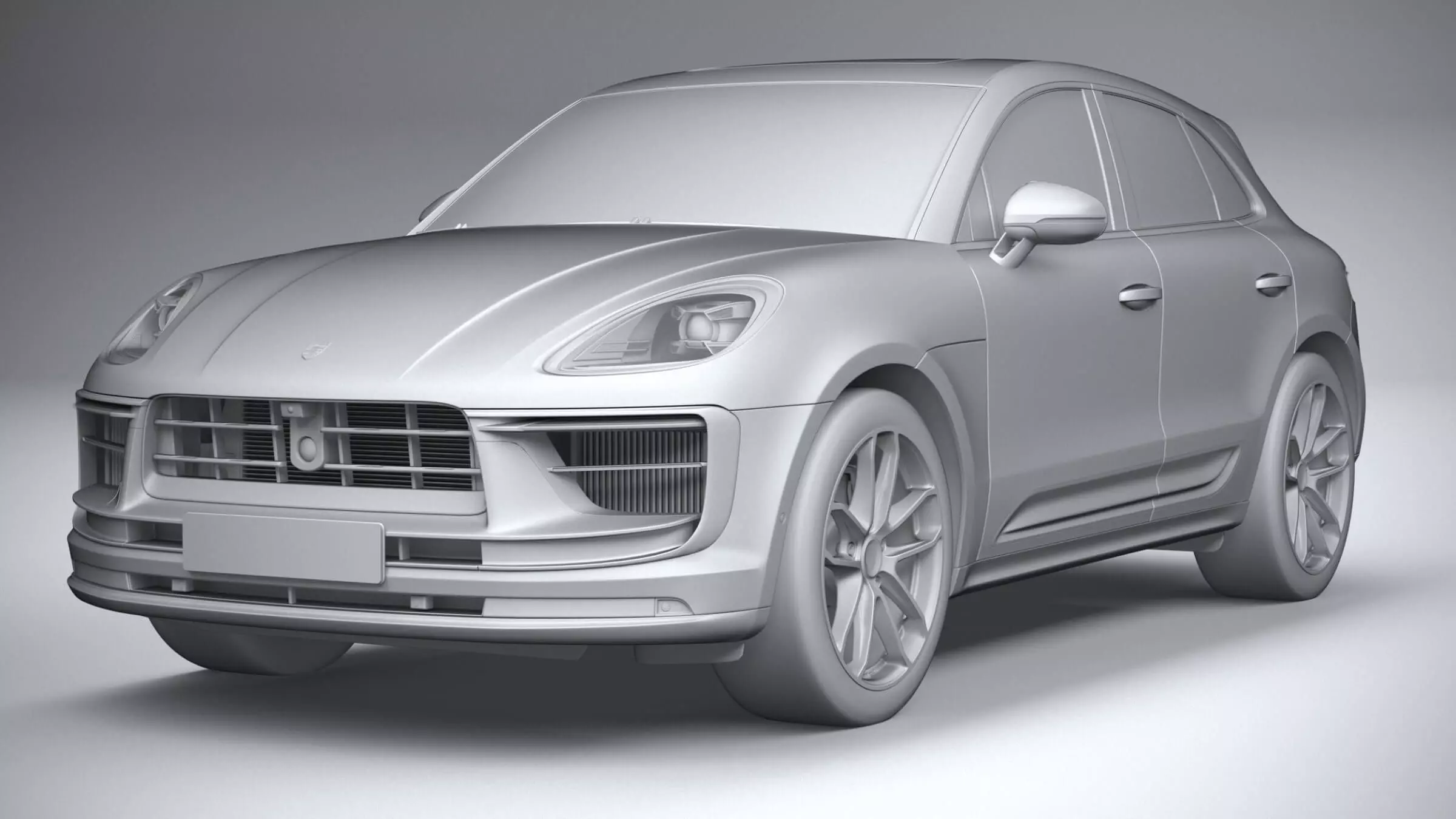 Porsche Macan Turbo 2015 3D model 3D model_16
