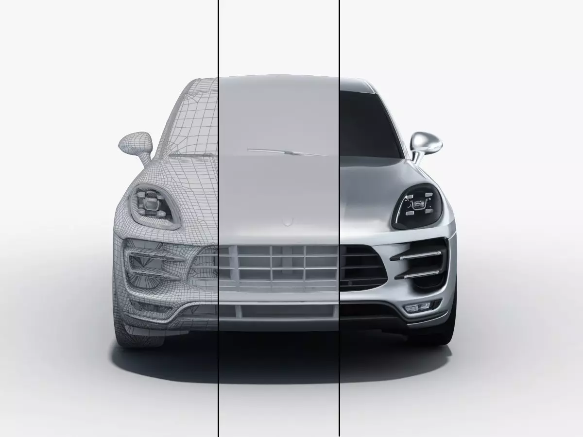 Porsche Macan Turbo 2015 3D model 3D model_6