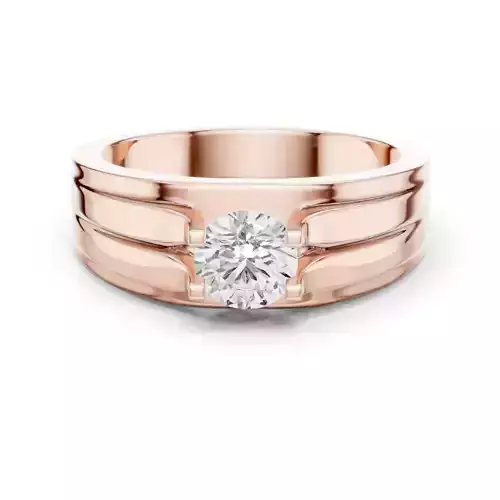 Solitaire Round Cut Diamond Engagement Ring 3DM STL Video