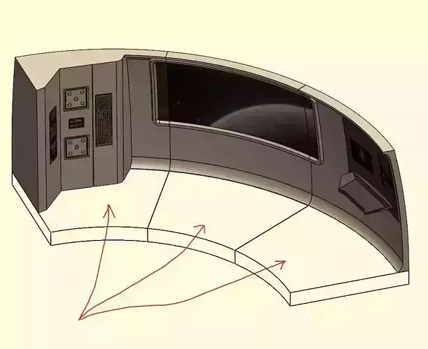 USS Enterprise Bridge Floor - The Wrath of Khan