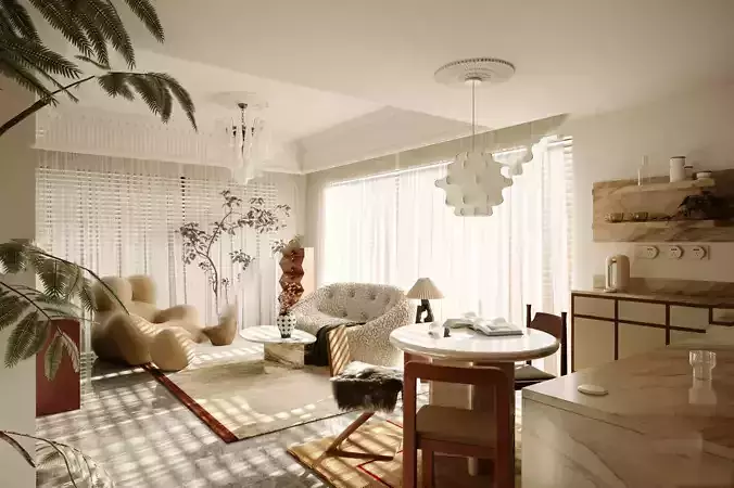 Parisian interior scene