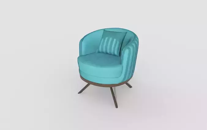 Modern Accent Chair with Cushion