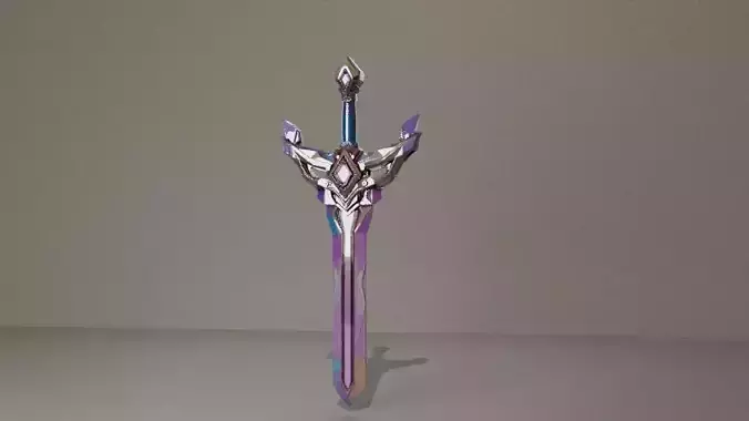  Powerful and Beautiful 3D Sword Model