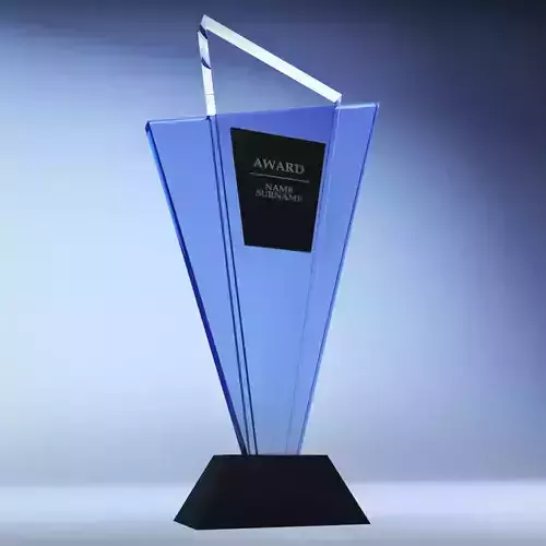 Trophy award cup low poly Low-poly 3D model