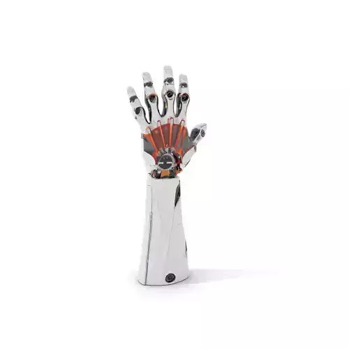 Futuristic Robotic Arm Model Pack Low-poly 3D model