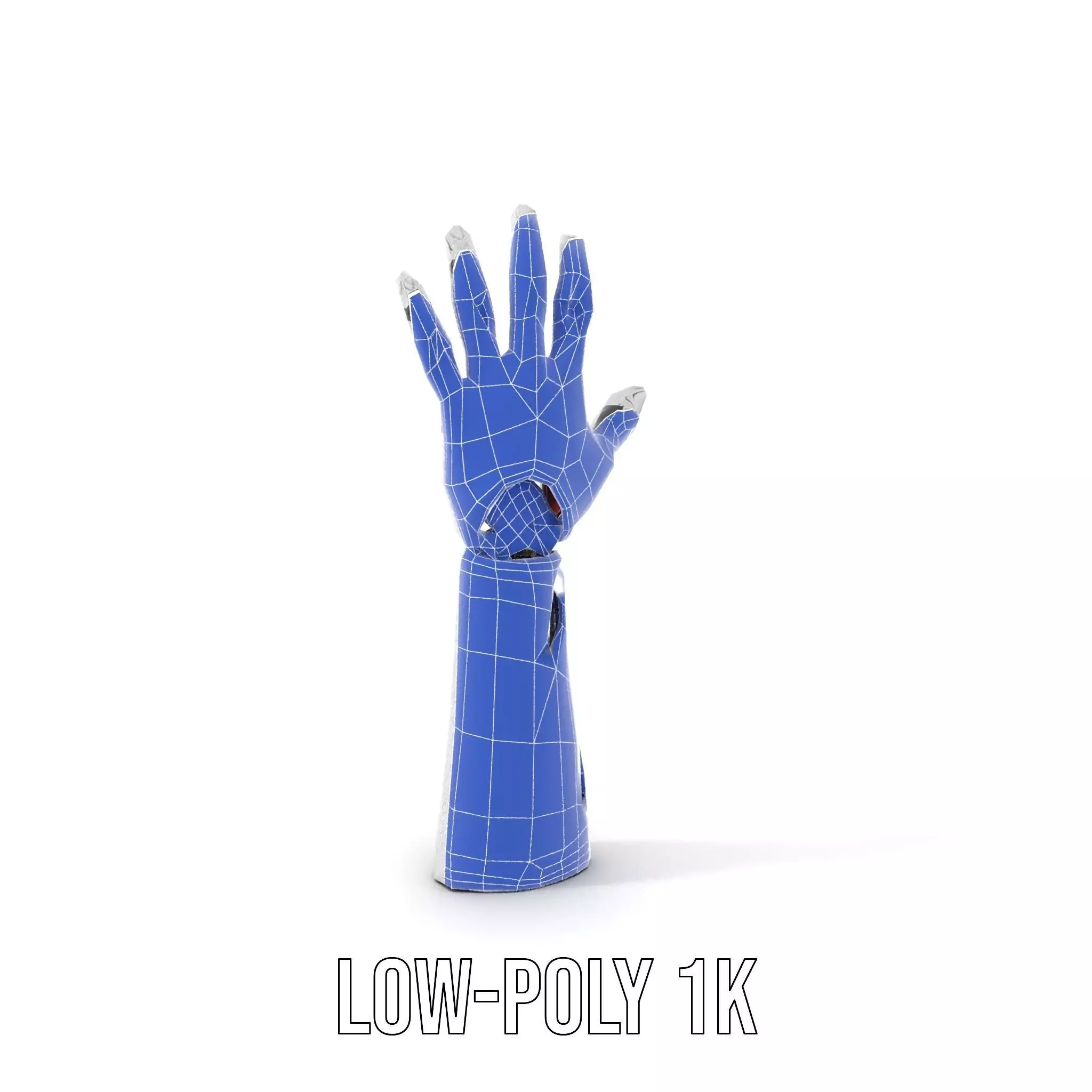 Futuristic Robotic Arm Model Pack Low-poly 3D model_13