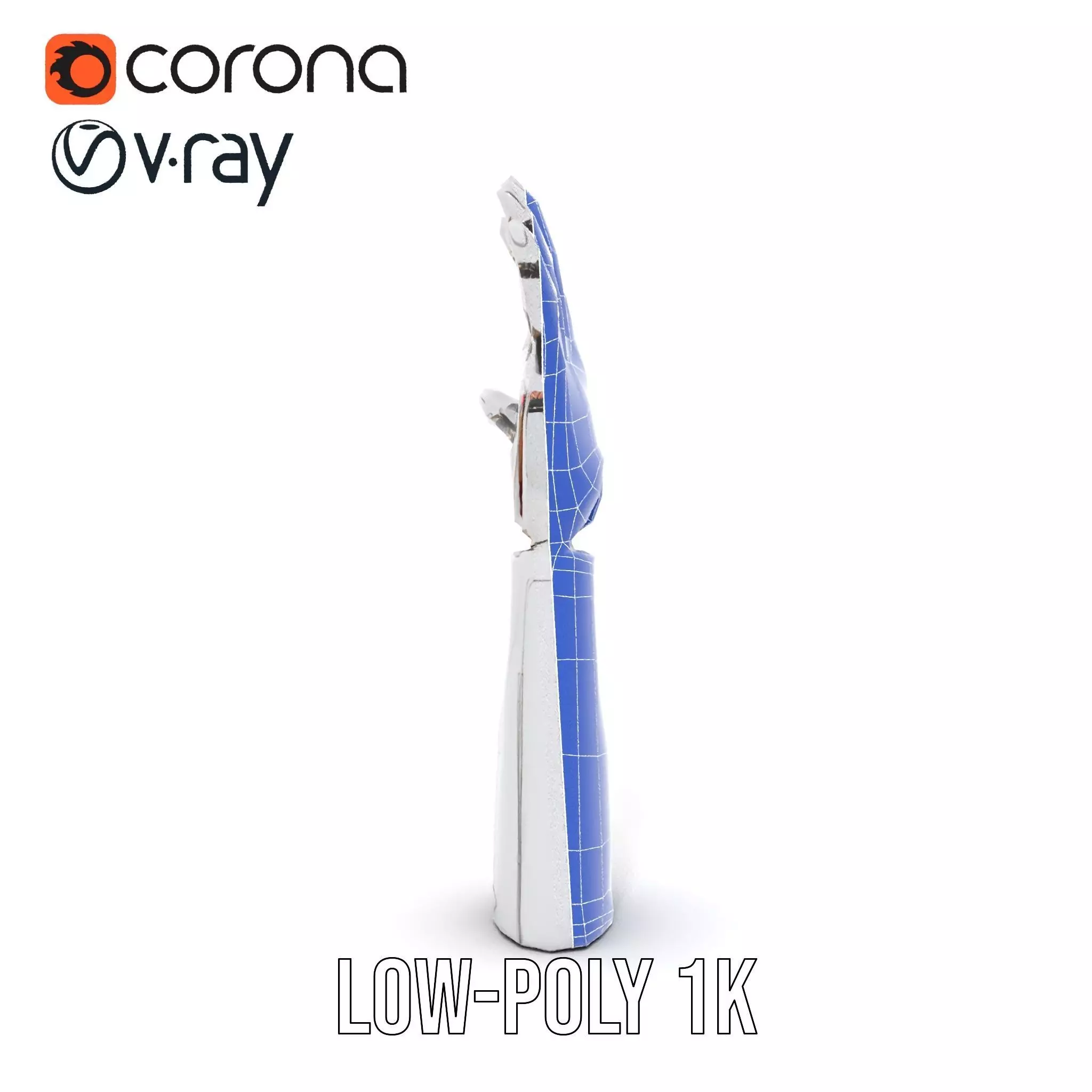 Futuristic Robotic Arm Model Pack Low-poly 3D model_8