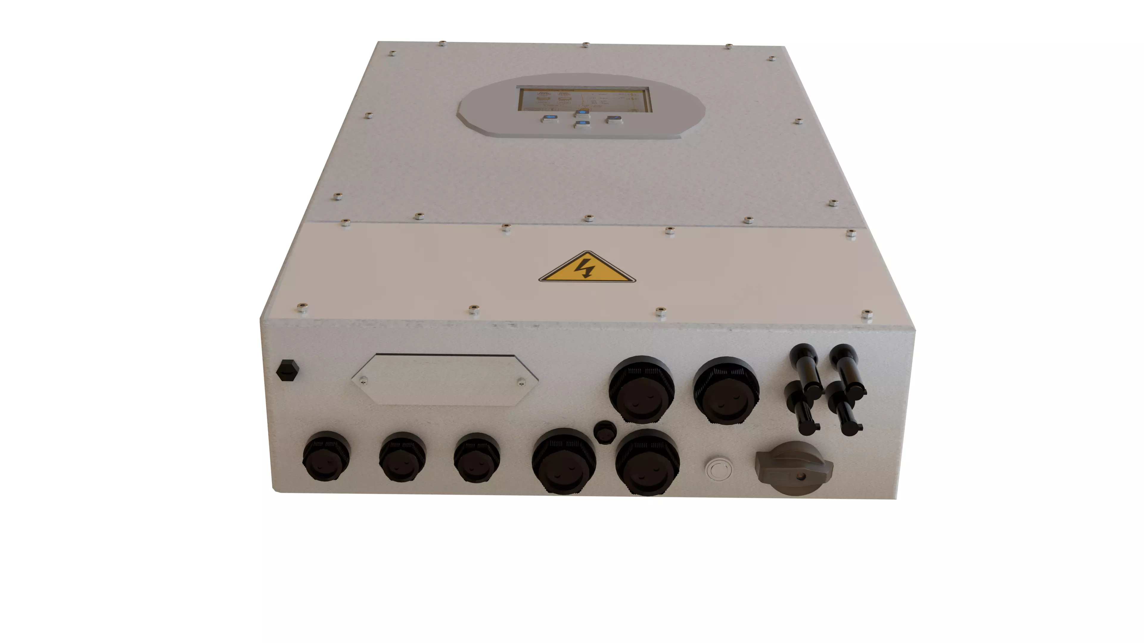 Sunsynk hybrid inverter 3D model_7