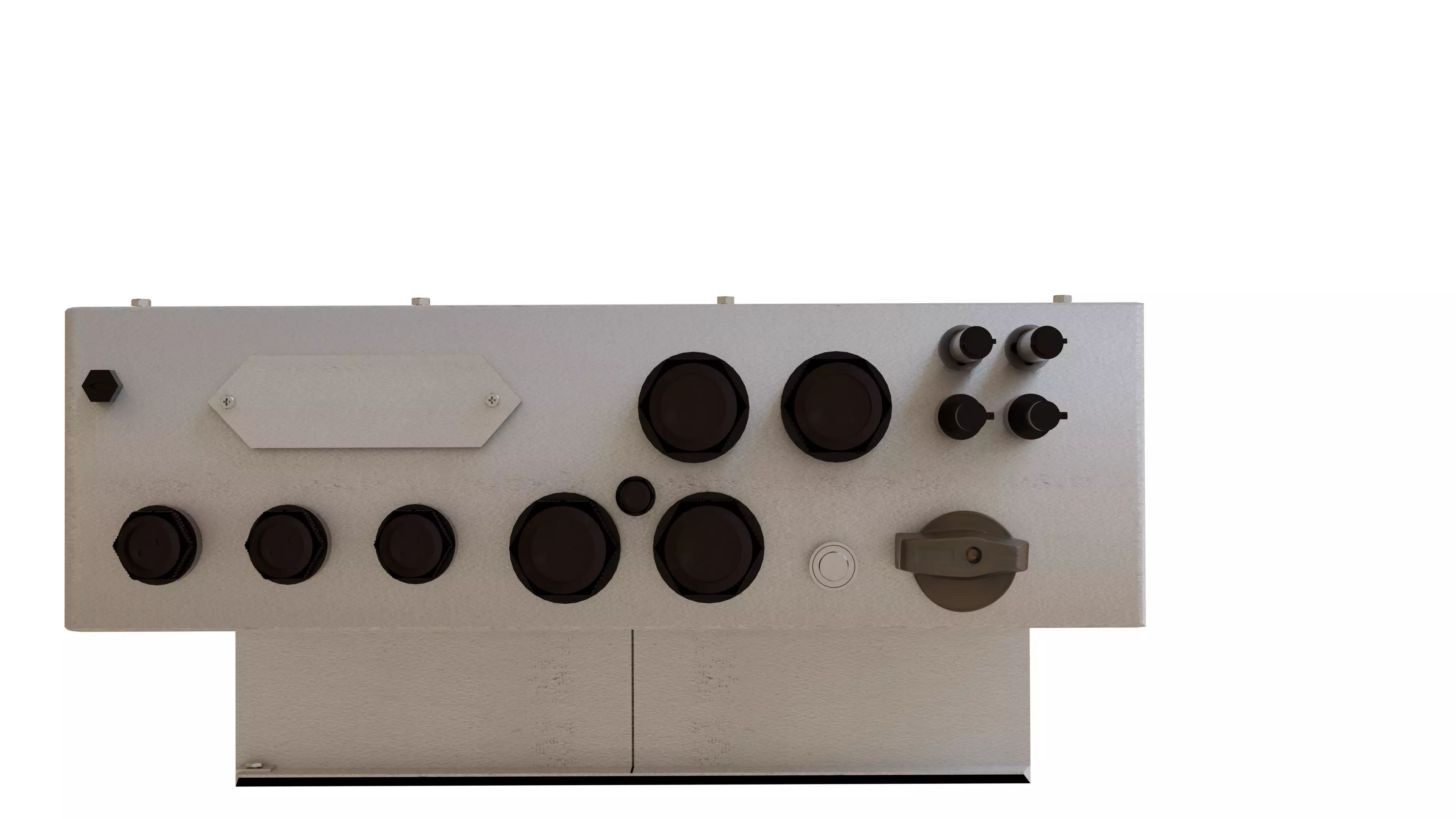 Sunsynk hybrid inverter 3D model_5