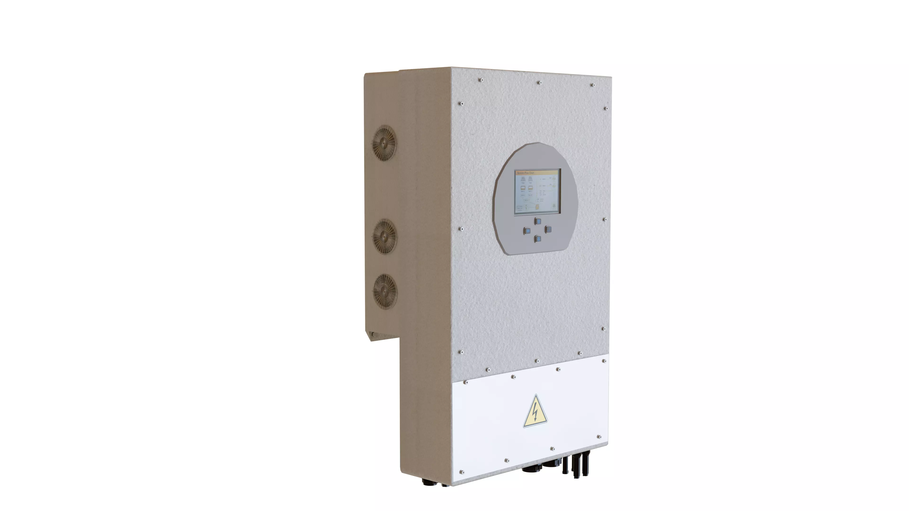 Sunsynk hybrid inverter 3D model_2