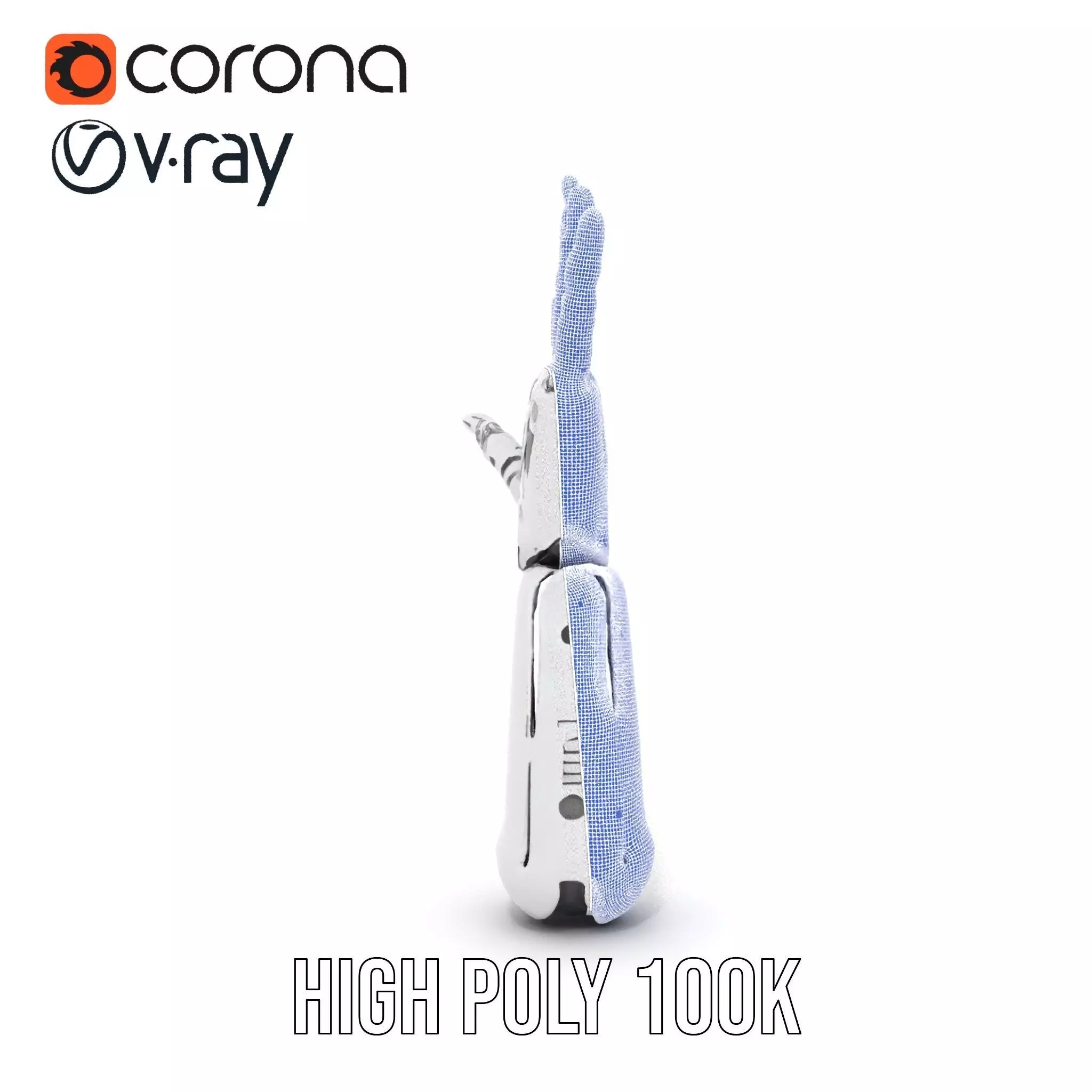 Futuristic Robotic Arm Model Pack Low-poly 3D model_25