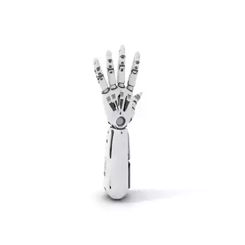 Futuristic Robotic Arm Model Pack Low-poly 3D model