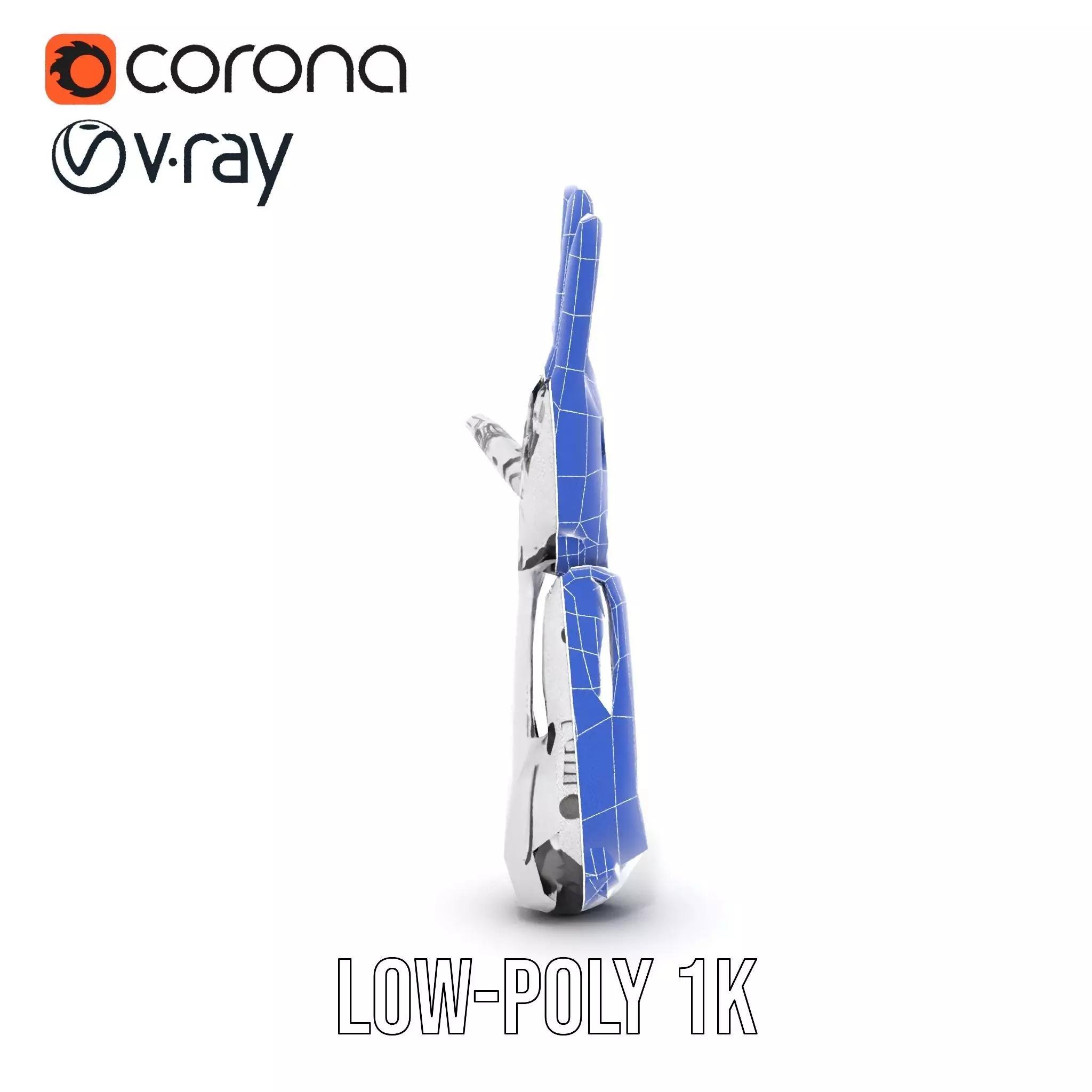 Futuristic Robotic Arm Model Pack Low-poly 3D model_30