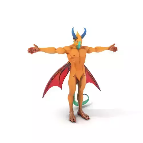 Fantasy Dragon Humanoid Character Model Pack