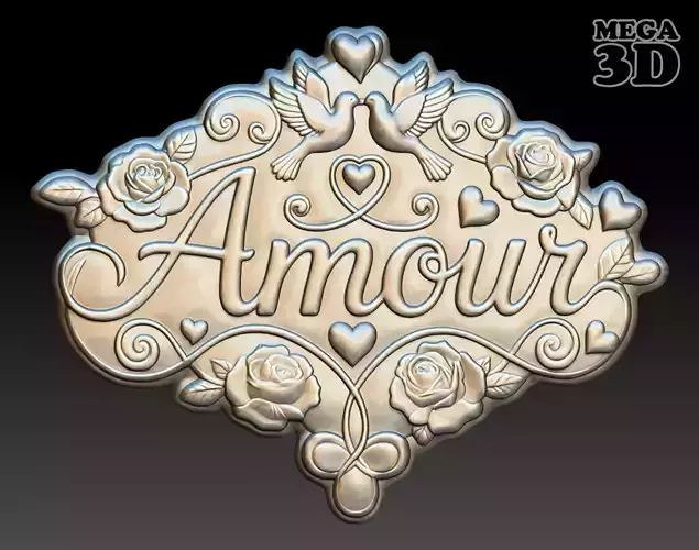 Bas-relief Amour 250815