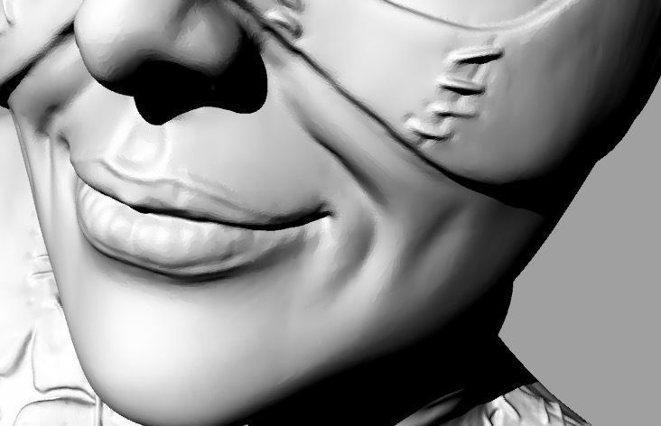 Catwoman Buste 3D print model_11