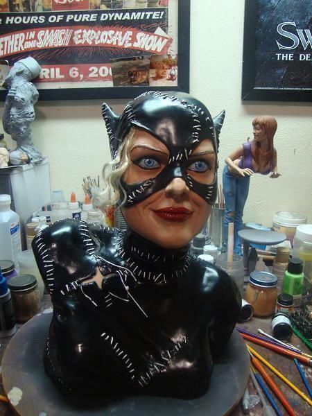 Catwoman Buste 3D print model_2