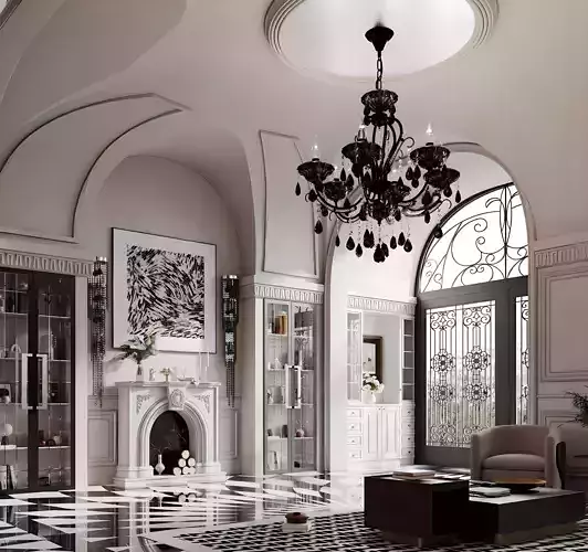 Parisian interior scene