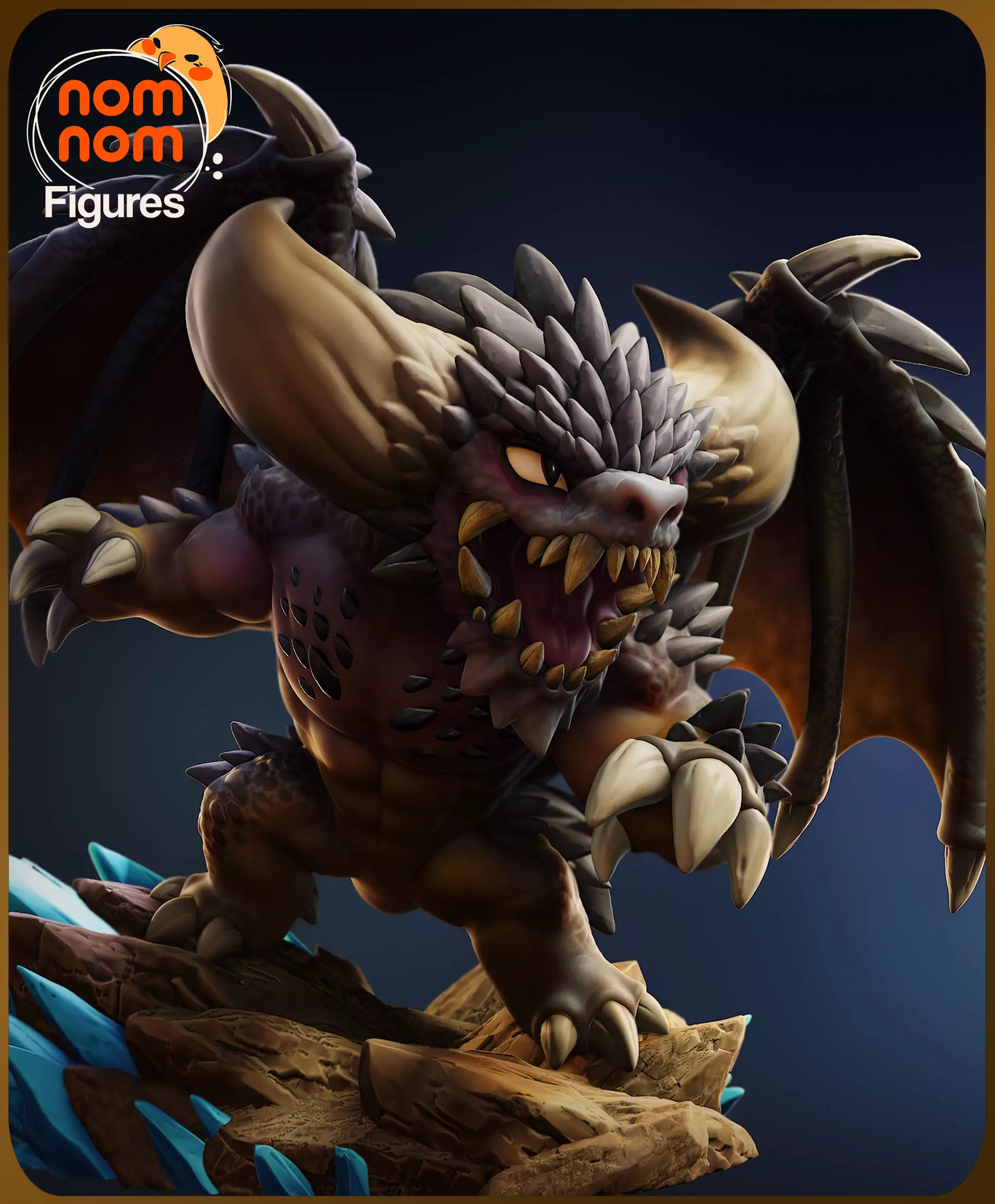 Chibi Nergigante - Monster Hunter World 3D print model_1