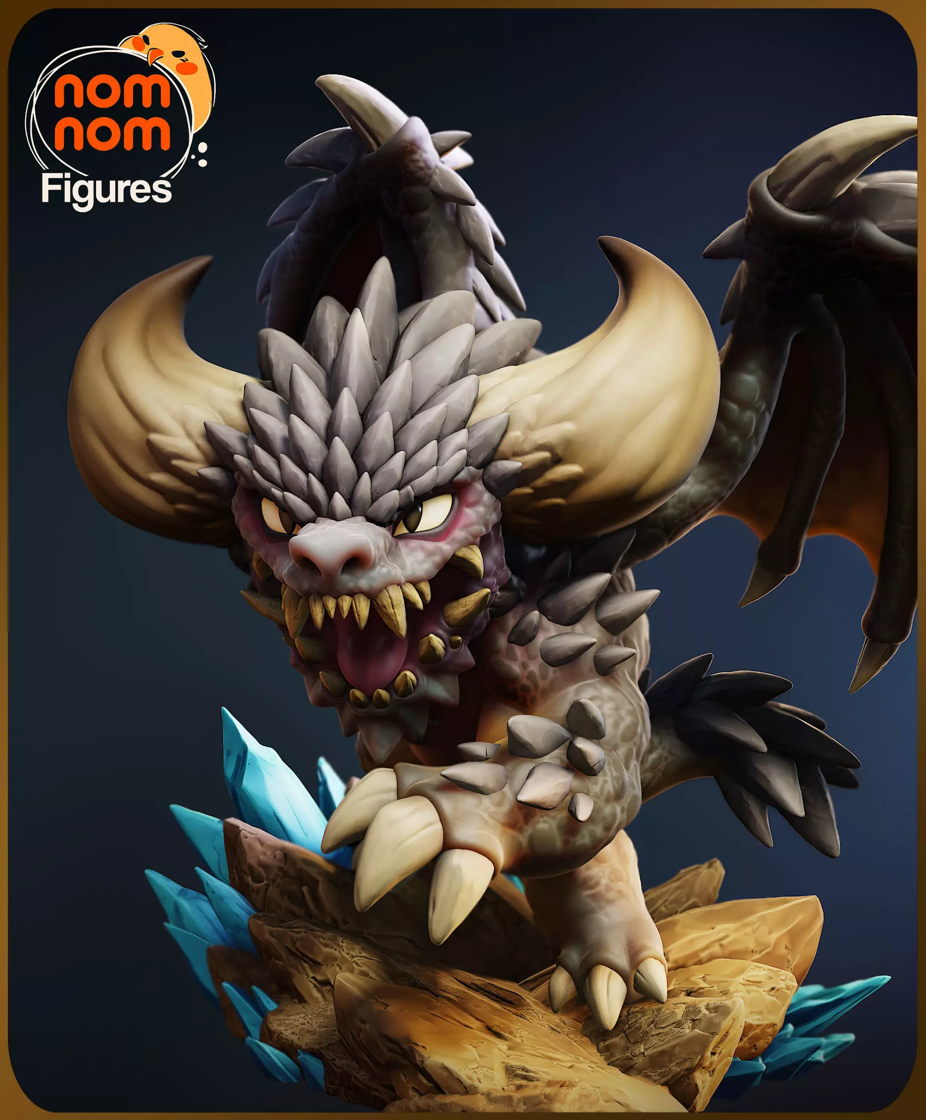 Chibi Nergigante - Monster Hunter World 3D print model_3