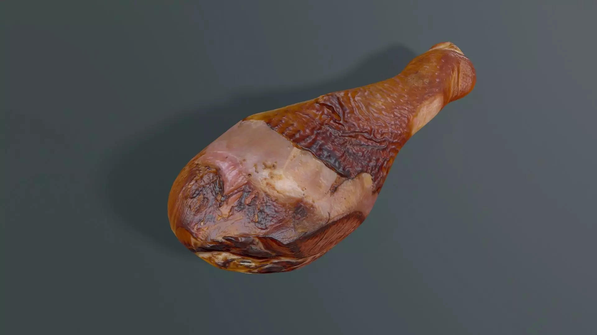 chicken leg Free low-poly 3D model_2