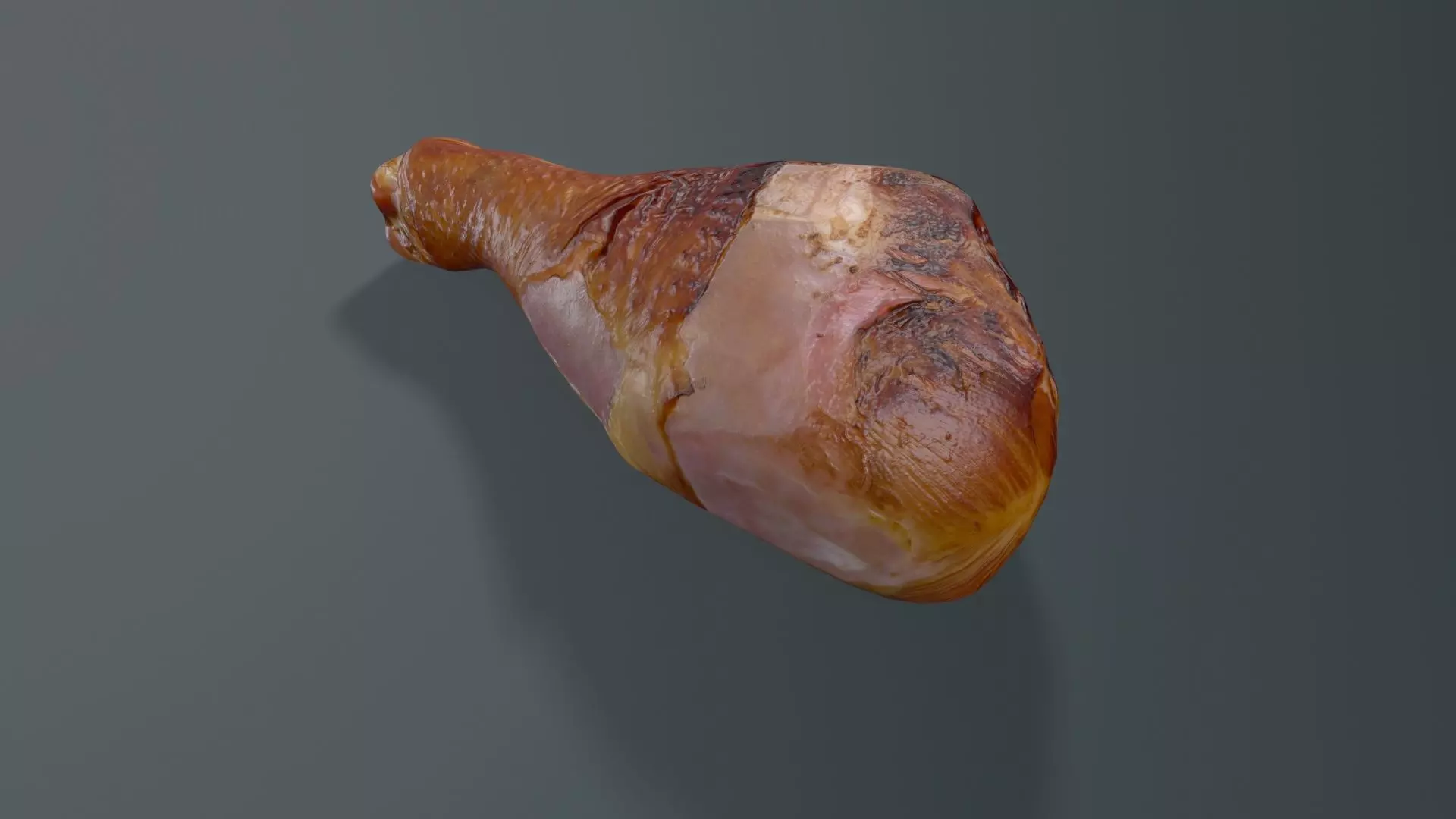 chicken leg Free low-poly 3D model_1