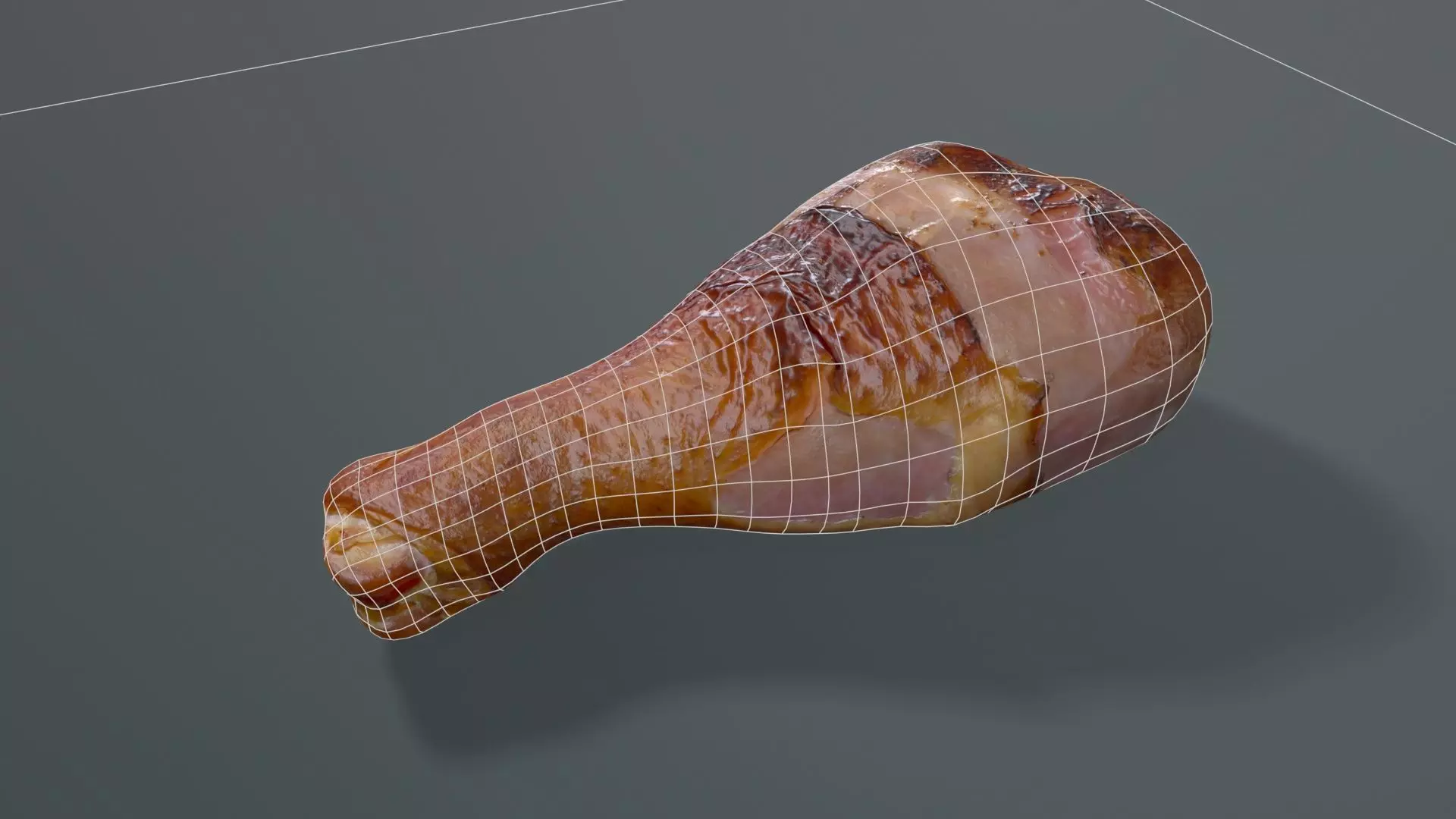 chicken leg Free low-poly 3D model_6