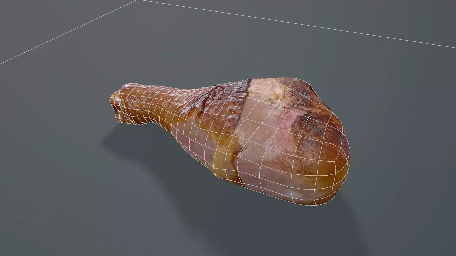 chicken leg Free low-poly 3D model_8
