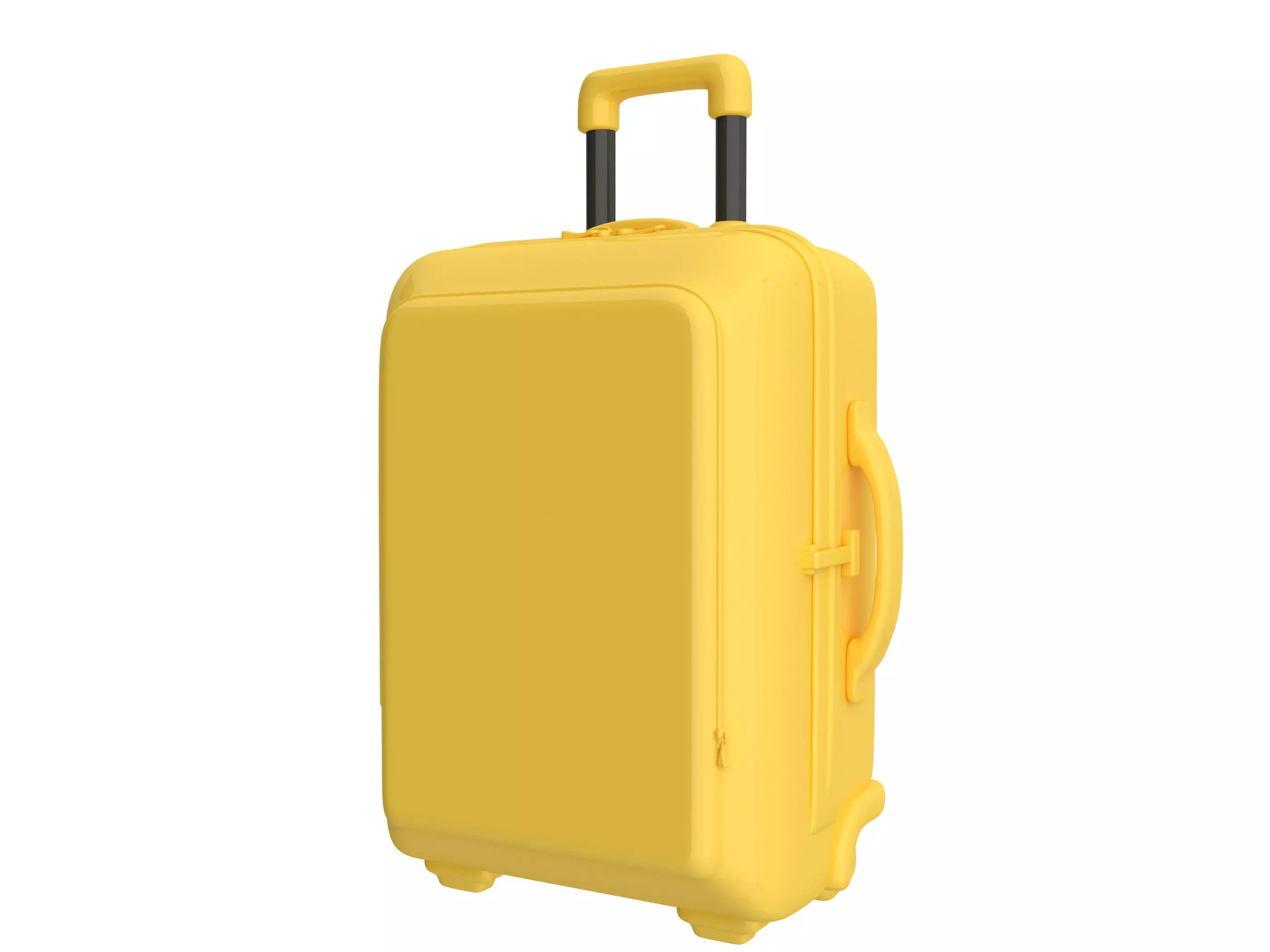suitcase Low-poly 3D model_3