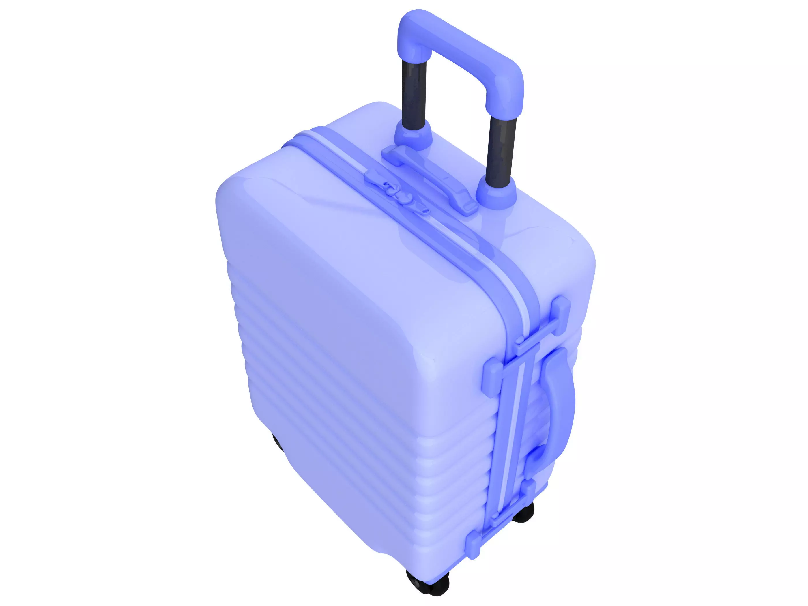 suitcase Low-poly 3D model_5